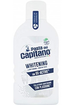 Ополаскиватель полости рта Pasta del Capitano Whitening Отбеливающий, 400 мл 
