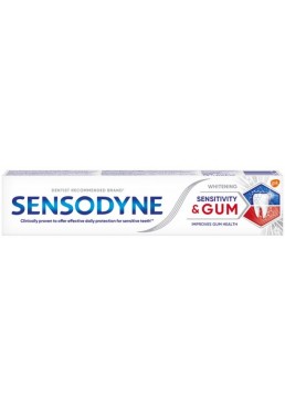 Зубная паста Sensodyne Чувствительность зубов и Защита десен, 75 мл