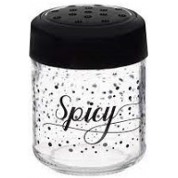 Баночка для специй стеклянная Black Spicy Design, 210 мл