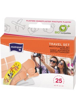 Пластир медичний Matopat Travel Set, 25 шт