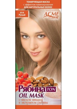 Тонирующая маска Acme Рябина Ton oil mask №014 русый, 30 мл