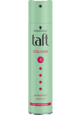 Лак для волосся Taft Об'єм Мегафіксація 5, 250 мл
