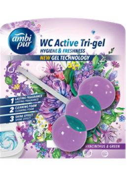 Ambi Pur Wc Active Tri Gel Blu Blossom