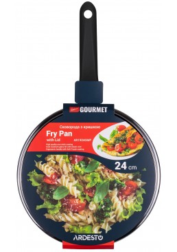 Сковорода Ardesto Gemini Gourmet Aosta с крышкой 24 см, 1 шт