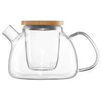Заварник ARDESTO Midori боросилікатне скло, бамбук AR3010GF, 1 л