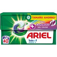 Капсулы для стирки Ariel Pods 4в1 Extra Cuidado Color для цветного белья, 40 шт