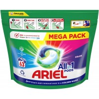 Капсулы для стирки Ariel Color для цветного белья, 63 шт
