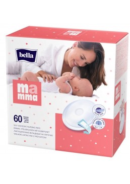 Лактаційні вкладиші Bella Мamma з липкою смужкою, 60 шт