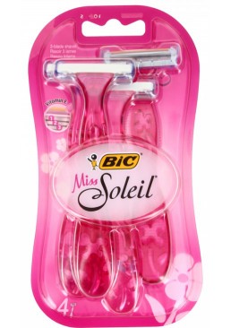 Набор бритв без сменных картриджей BIC Miss Soleil, 4 шт