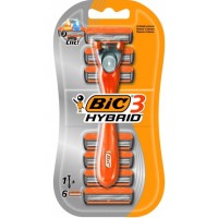 Бритва BIC 3 Hybrid с 6 сменными кассетами