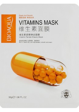 Тканинна маска Bioaqua з вітаміном B2, 30 г