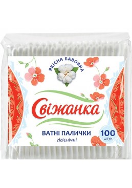 Ватні палички Cotton Club Свіжанка, 100 шт