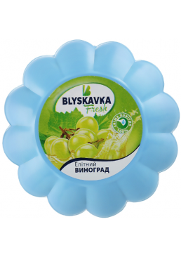 Гелевый освежитель Blyskavka Fresh Элитный виноград, 1 шт