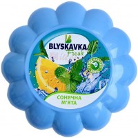 Гелевый освежитель Blyskavka Fresh Солнечная Мята, 1 шт