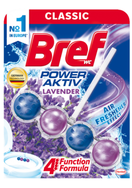 Підвісний блок для унітазу Bref Power Aktiv Лаванда, 50 г