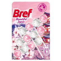 Туалетный блок для унитаза Bref Beautiful Japan Красивая Япония, 3x50 г