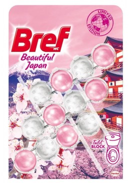Туалетний блок для унітазу Bref Beautiful Japan Красива Японія, 3x50 г