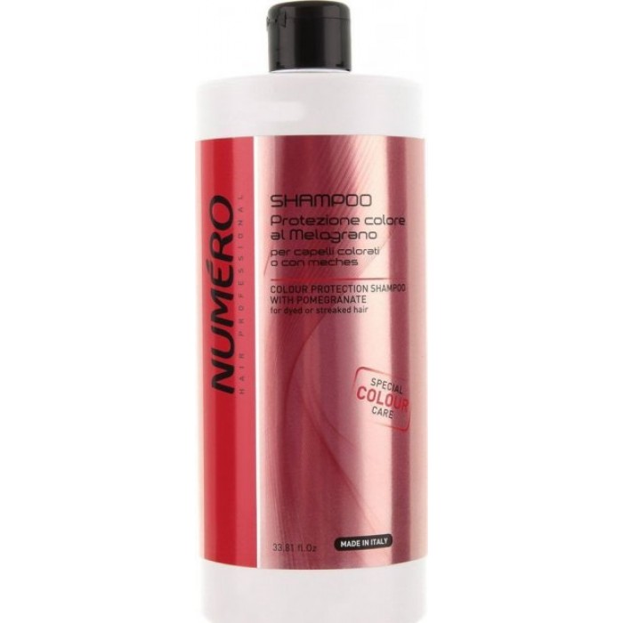 Шампунь Brelil Numero для защиты цвета волос с экстрактом граната, 1 л - 