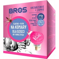 Засіб від комарів Bros електрофумігатор + рідина від комарів для дітей 60 ночей, 40 мл