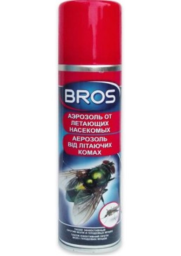 Инсектицидное средство Bros Аэрозоль от летающих насекомых, 150 мл 