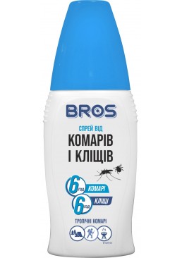 Репелентний засіб Bros Спрей від комарів і кліщів, 50 мл