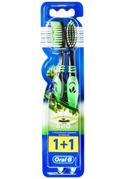Зубна щітка мануальна Oral-B Біо 40 (середня), 2 шт