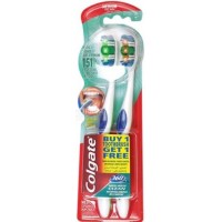 Зубна щітка Colgate 360 ° Clean (середня), (1 + 1) шт