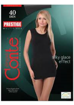 Колготки Conte Prestige 40 Den Grafit, 5 размер