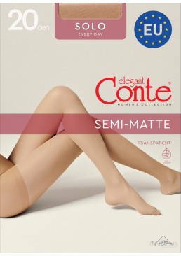 Колготки Conte Solo 20 den Grafit, 2 размер