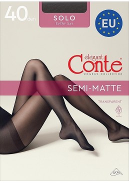 Колготки Conte Solo 40 den Grafit, 5 размер