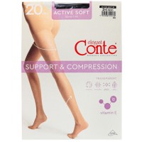 Колготки Conte Active 20 Den Nero, 2 розмір