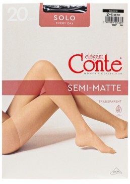Колготки Conte Solo 20 den Nero, 2 размер