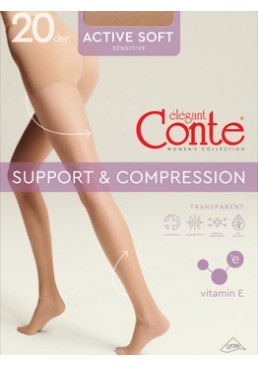 Колготки Conte Elegant Active Soft 20 Den Natural, 5 размер
