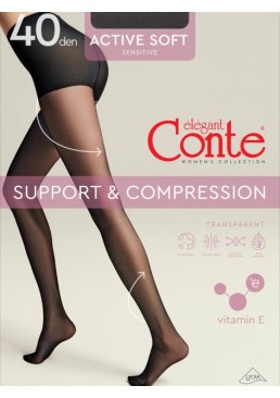 Колготки Conte Active 40 Den Nero, 2 размер