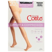 Колготки Conte Elegant Active Soft 20 Den Nero, 3 розмір