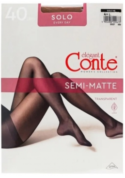 Колготки Conte Solo 40 Den Natural, 3 размер