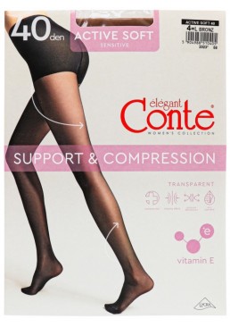 Колготки Conte Active 40 Den Bronz, 4  размер