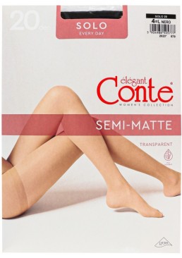 Колготки Conte Solo 20 Den Nero, 4 размер