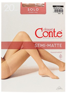 Колготки Conte Solo 20 Den Natural, 3 размер
