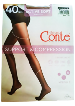 Колготки Conte Active 40 Den Natural, 4 размер