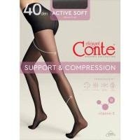 Колготки жіночі Conte Active Soft 40 ден, розмір 5 (Mocca)