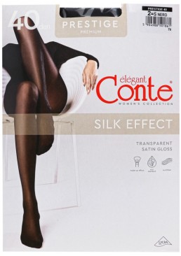 Колготки Conte Prestige 40 Den Nero, 2 размер