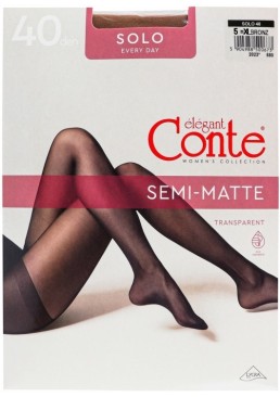 Колготки Conte Solo 40 den Bronz, 5 размер