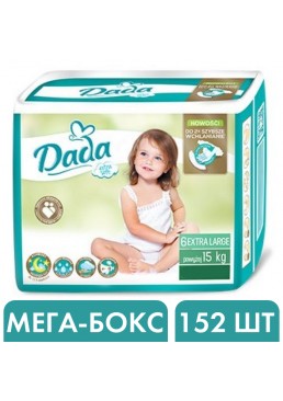 Подгузники Дада Dada Extra Soft 6 extra large (15+ кг), 152 шт