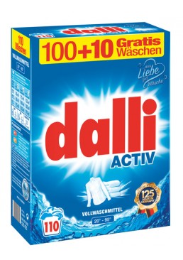 Пральний порошок Dalli Vollwaschmittel для білої білизни (безфосфатний), 7.15 кг (110 прань)