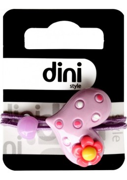 Резинка Dini Kids d-029 Сердце лиловая