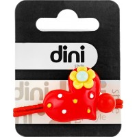 Резинка Dini Kids d-005 Серце червона