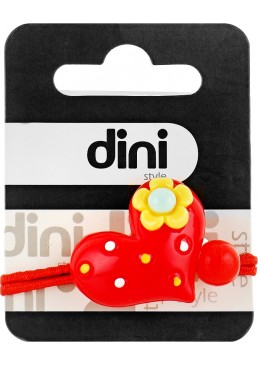 Резинка Dini Kids d-005 Сердце красная