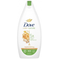 Крем-гель для душа Dove Replenishing oat milk & maple syrup scent, 400 мл