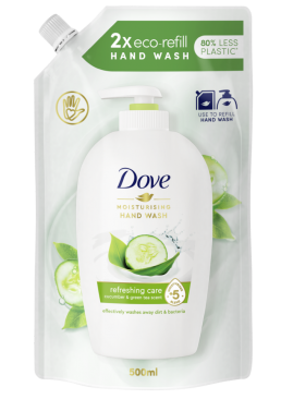Рідке крем-мило Dove Cucumber & Green Tea Scent, 500 мл